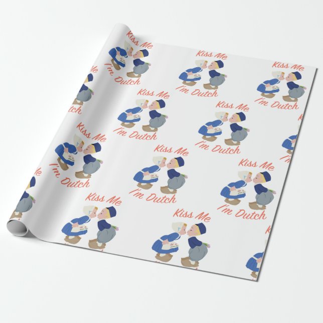 I'm Dutch Wrapping Paper (Unrolled)