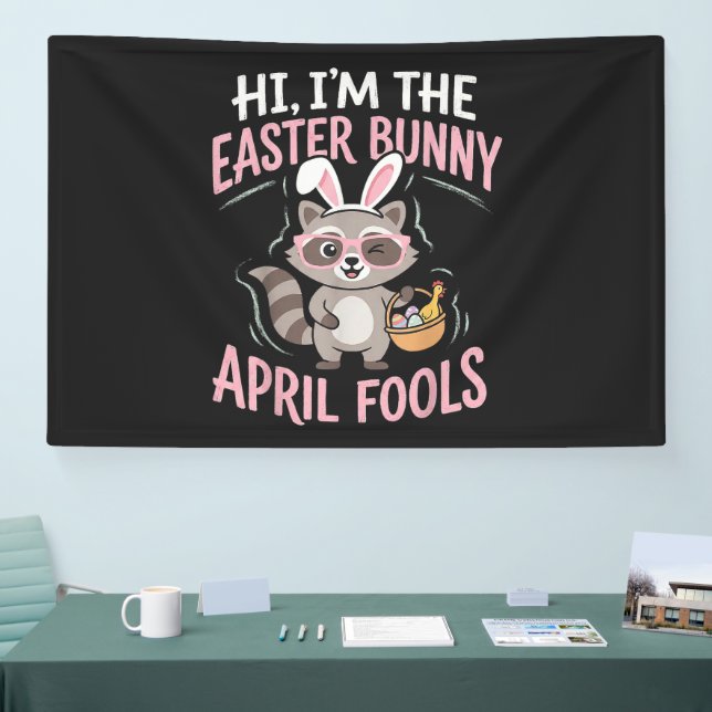 Im Easter Bunny April Fools Banner (Tradeshow)