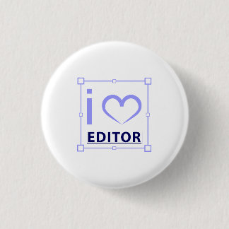 I'm Editor 1 Inch Round Button