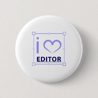 I'm Editor 2 Inch Round Button
