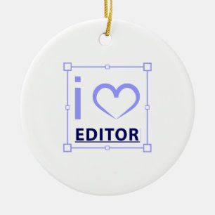 I'm Editor Ceramic Ornament