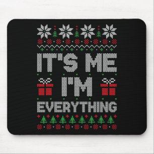 I'm Everything He Want For Christmas Xmas Couple M Mouse Pad