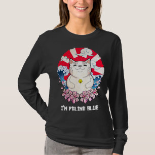 Im Feline Blue Cat Kitten Humour Cat Mom 2 T-Shirt