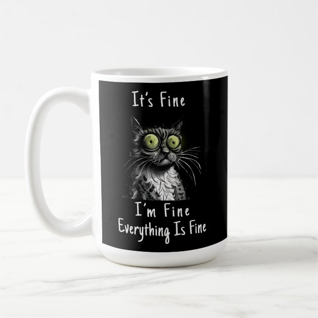I'm Fine Coffee Mug (Left)