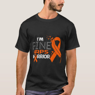 I'm Fine Crps Warrior Awareness Feather  T-Shirt