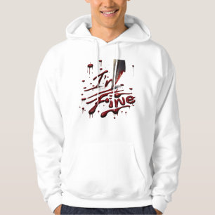 I'm Fine Movie Halloween Zombie Hoodie