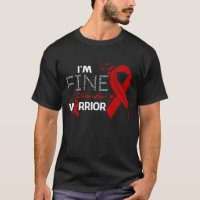 I'm Fine Stroke Warrior Awareness Feather