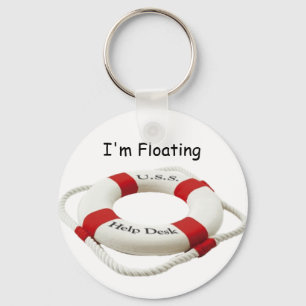 I'm Floating Keychain