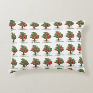 I'm Flourishing – Rooted Growth Inspirational Tree Accent Pillow