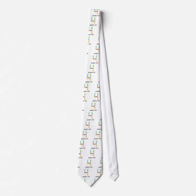 I'm Four Years Old Tie (Front)