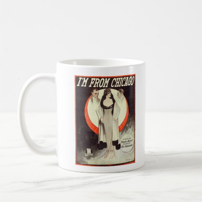 I'm From Chicago - Sheet Music Cover Coffee Mug (Left)