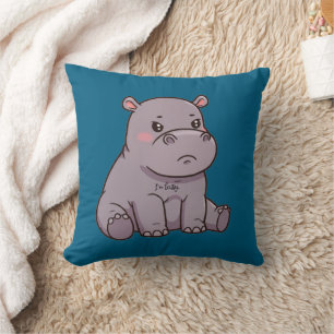 I'm fussy throw pillow
