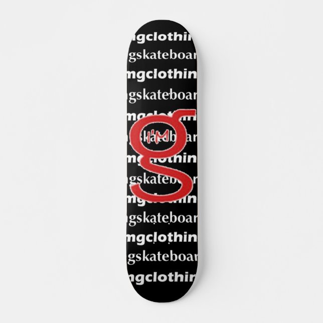 I'm G Skateboard - Red Logo (Front)