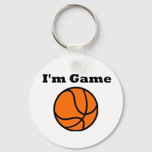 I'm Game (Basketball) Keychain