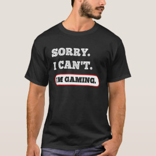 I'm Gaming Video Games Gamer for Boys Teen Men T-Shirt