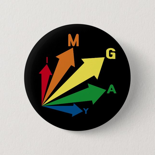 i'm gay 2 inch round button (Front)