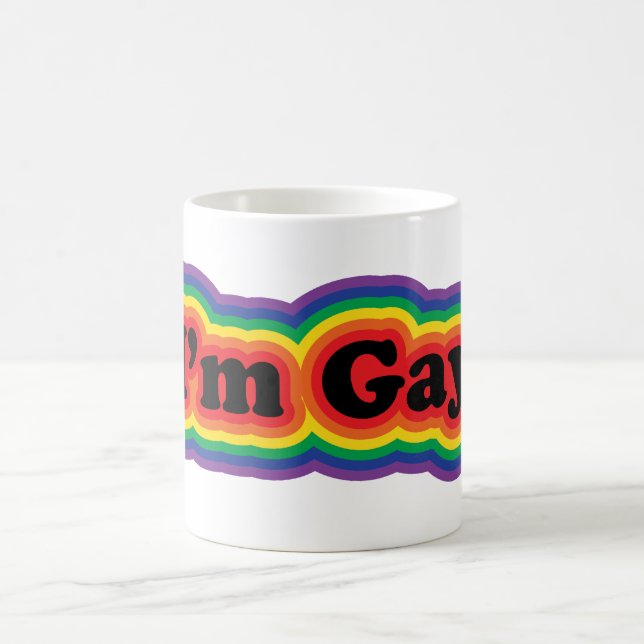 I'm Gay Coffee Mug (Center)
