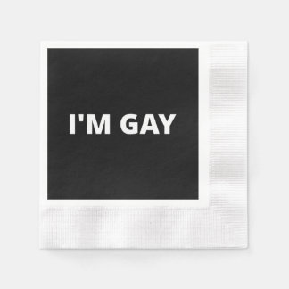 I'm Gay Napkin