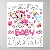 I'm Getting A Baby Cousin Girl Gender Reveal