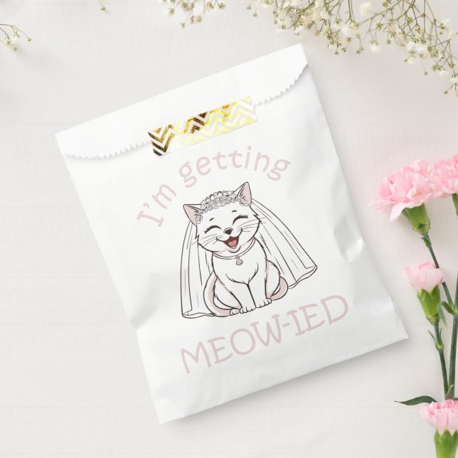 I'm Getting Meow-ied! Favour Bag (Sealed)