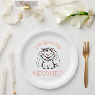 I'm Getting Meow-ied! Paper Plate