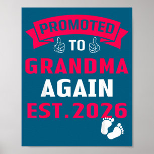 I'm Going Grandma Again Promoted Grandma Poster