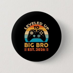 I'm Going To Be A Big Brother 2026 I Leveled Up To 2 Inch Round Button