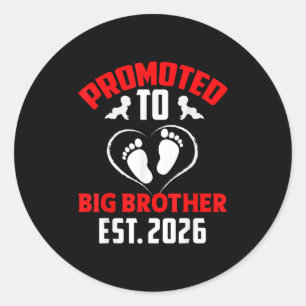 Im Going To Be A Big Brother 2026 Promoted To Big  Classic Round Sticker