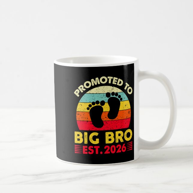 Im Going To Be A Big Brother 2026 Promoted To Big  Coffee Mug (Right)