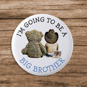 I'm going to be a Big Brother Announcement 2 Inch Round Button
