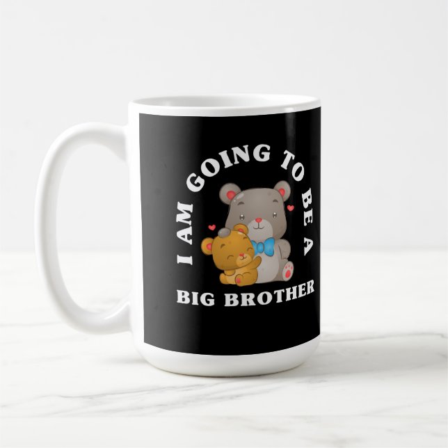 I'm Going To Be A Big Brother Bears Coffee Mug (Left)