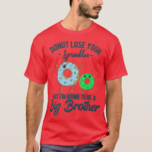 I'm Going to be a Big Brother Blue Green Pregnancy T-Shirt