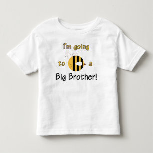 I'm going to be a Big Brother - Cute Bee Design Toddler T-shirt