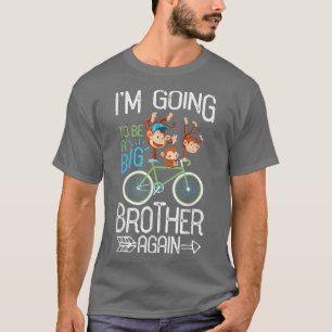 I'm Going To Be A Big Brother Monkey Pregnancy Ann T-Shirt