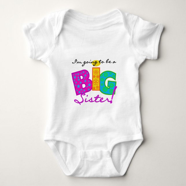 I'm Going To Be A Big Sister Tshirts (Front)