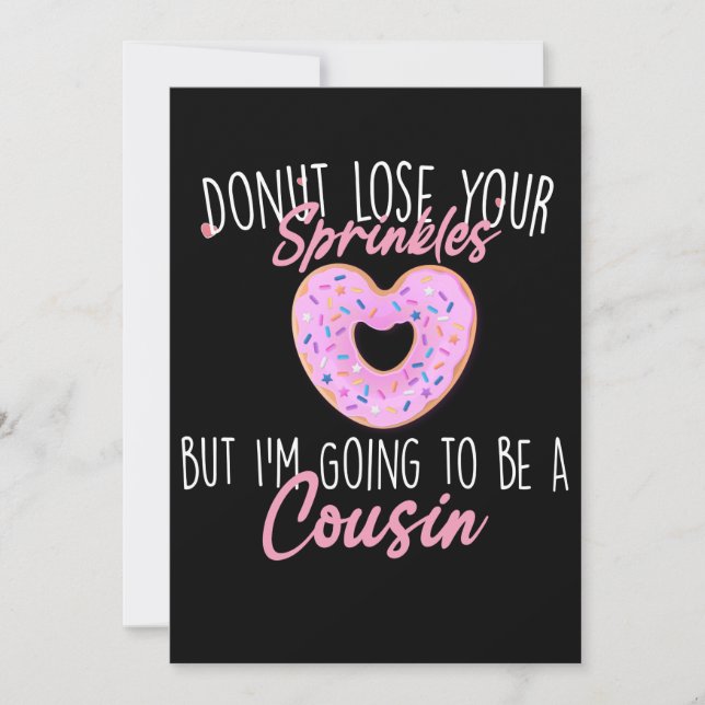 I'm Going to be a Cousin, Pregnancy Announcement (Front)