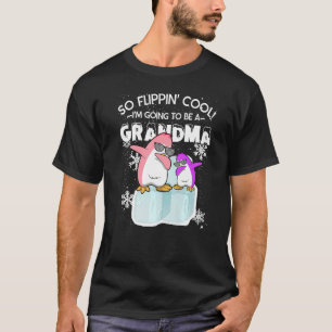 I'm Going To Be A Grandma Penguin Pregnancy Reveal T-Shirt