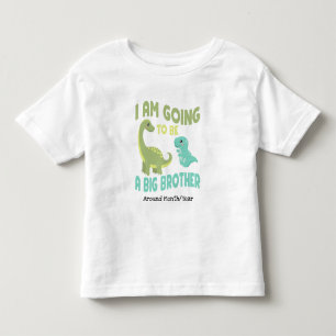 I'm going to be big brother, Dinosaur baby Reveal Toddler T-shirt