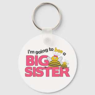 I'm Going to Bee a Big Sister T-shirt Keychain
