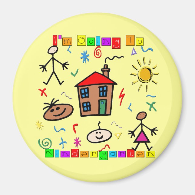 I'm Going to Kindergarten Magnet (Front)