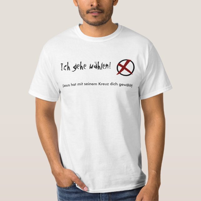 I'm going to vote! T-Shirt (Front)