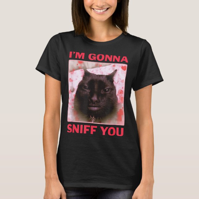 I'm Gonna Sniff You Funny Raunchy Brainrot Meme Ge T-Shirt (Front)