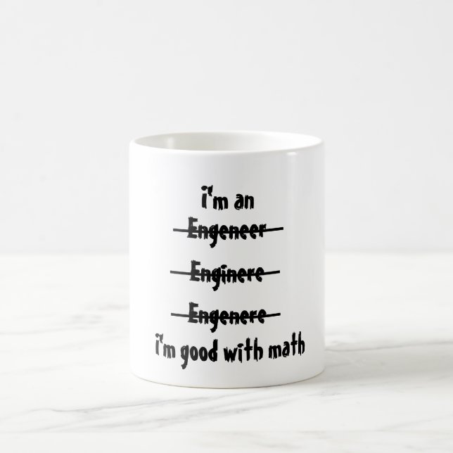 I'm good with math coffee mug (Center)