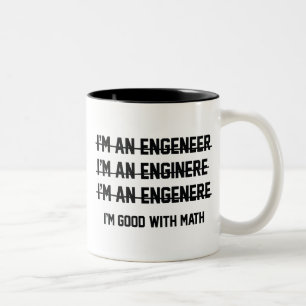 I'm Good With Math Two-Tone Coffee Mug