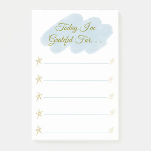 I'm Grateful for Personalized Grateful Post-it Notes
