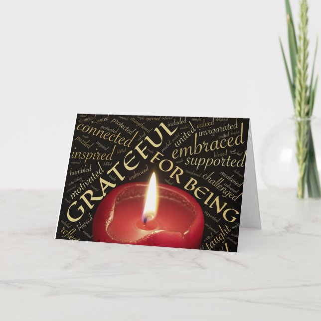 I'M GRATEFUL  GRATITUDE CARD (Front)