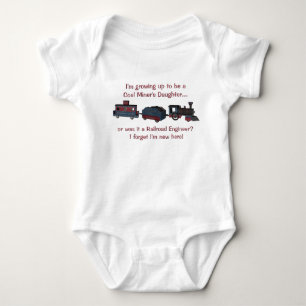Im growing up to be a coal miners daughter..- baby bodysuit