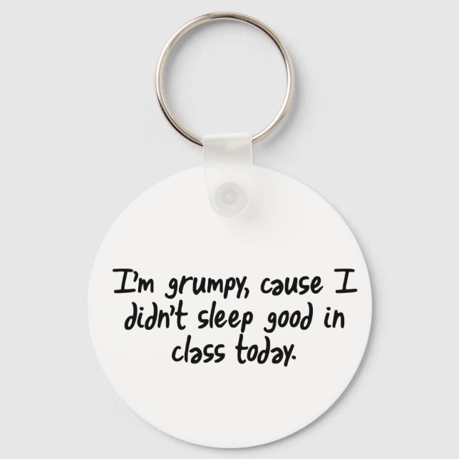 Im Grumpy Keychain (Front)