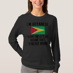 I'm Guyanese Flag Guyana Guyanese Roots T-Shirt