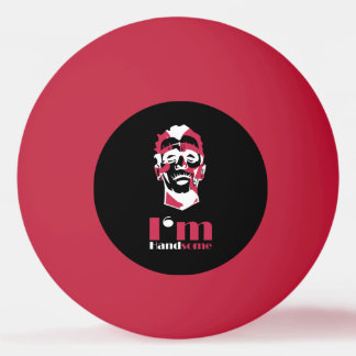 I'm handsome abstract face Case-Mate iPhone case Ping Pong Ball